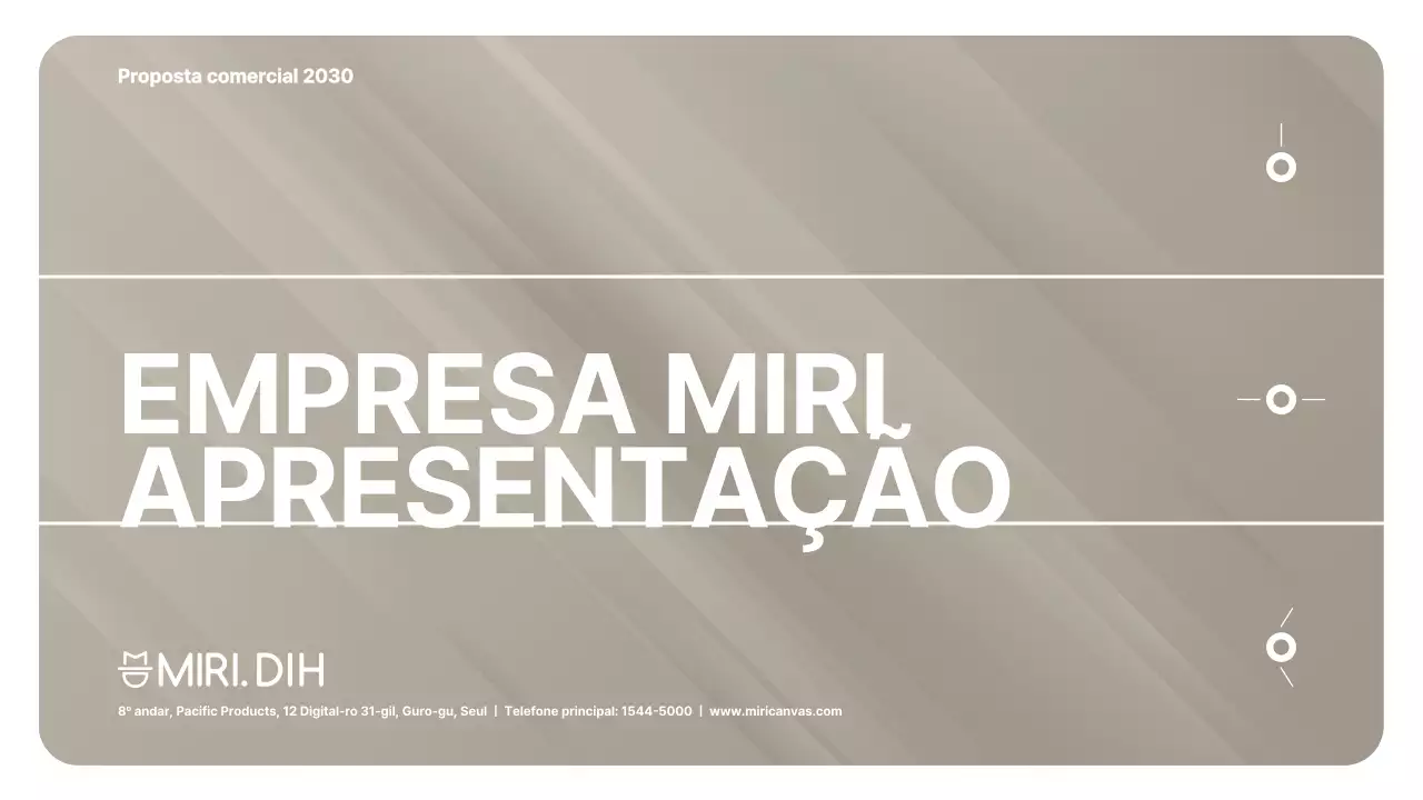 Proposta comercial com um toque castanho-vermelho