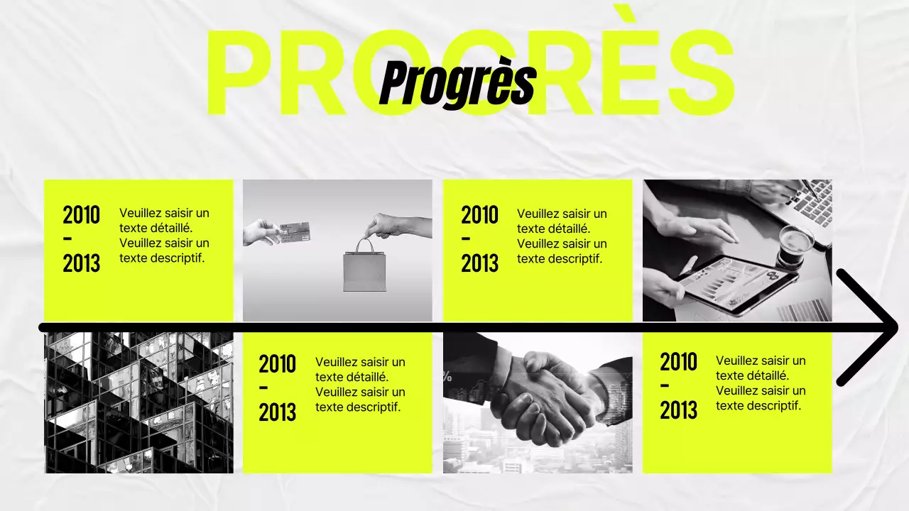 Minutes d'étude simples en jaune et gris