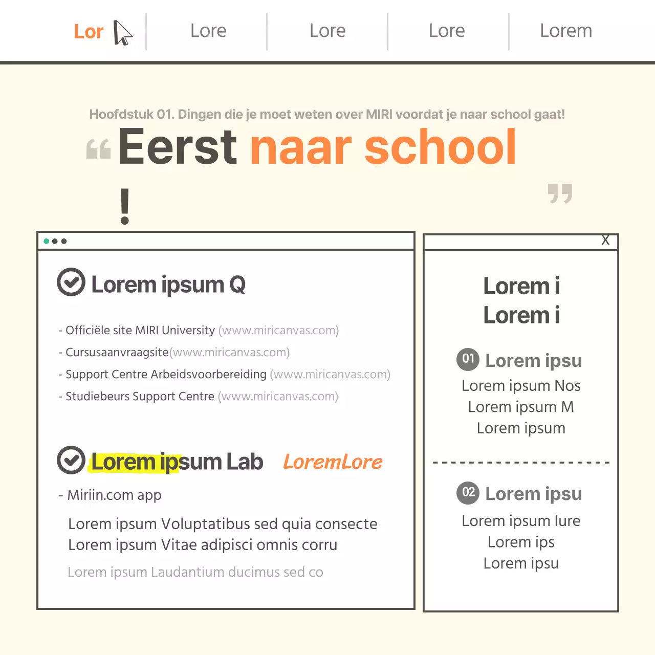 Gele schoolfooien kaartNieuws ontwerp