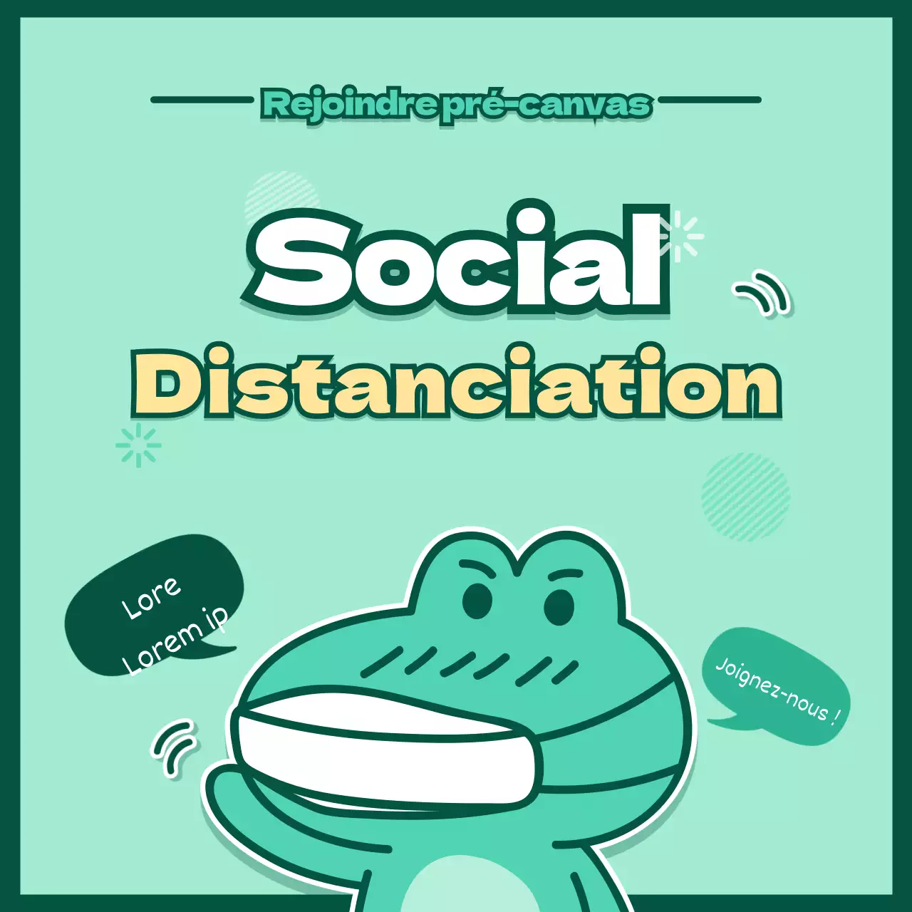 La distanciation sociale