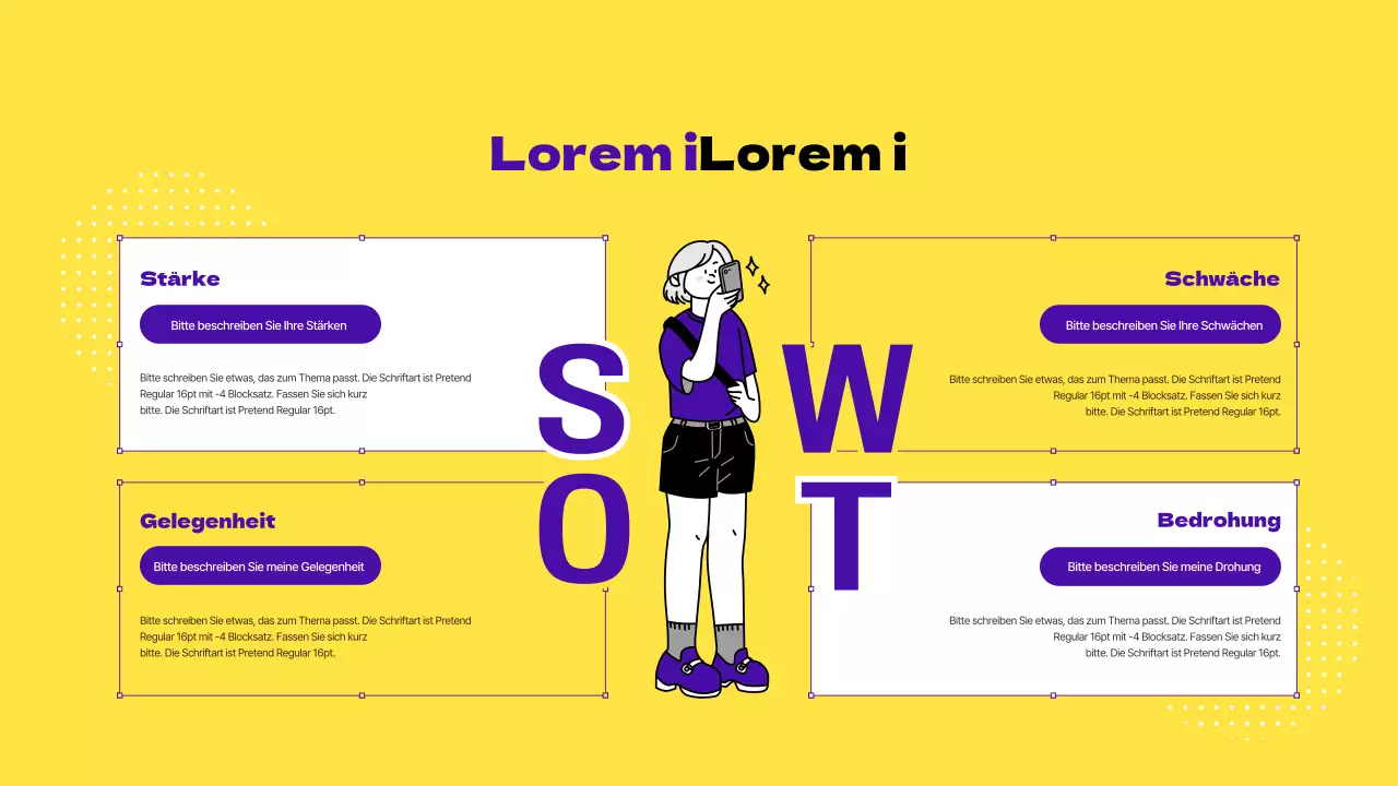 Gelbe und violette Sonderangebote für Schulabgänger