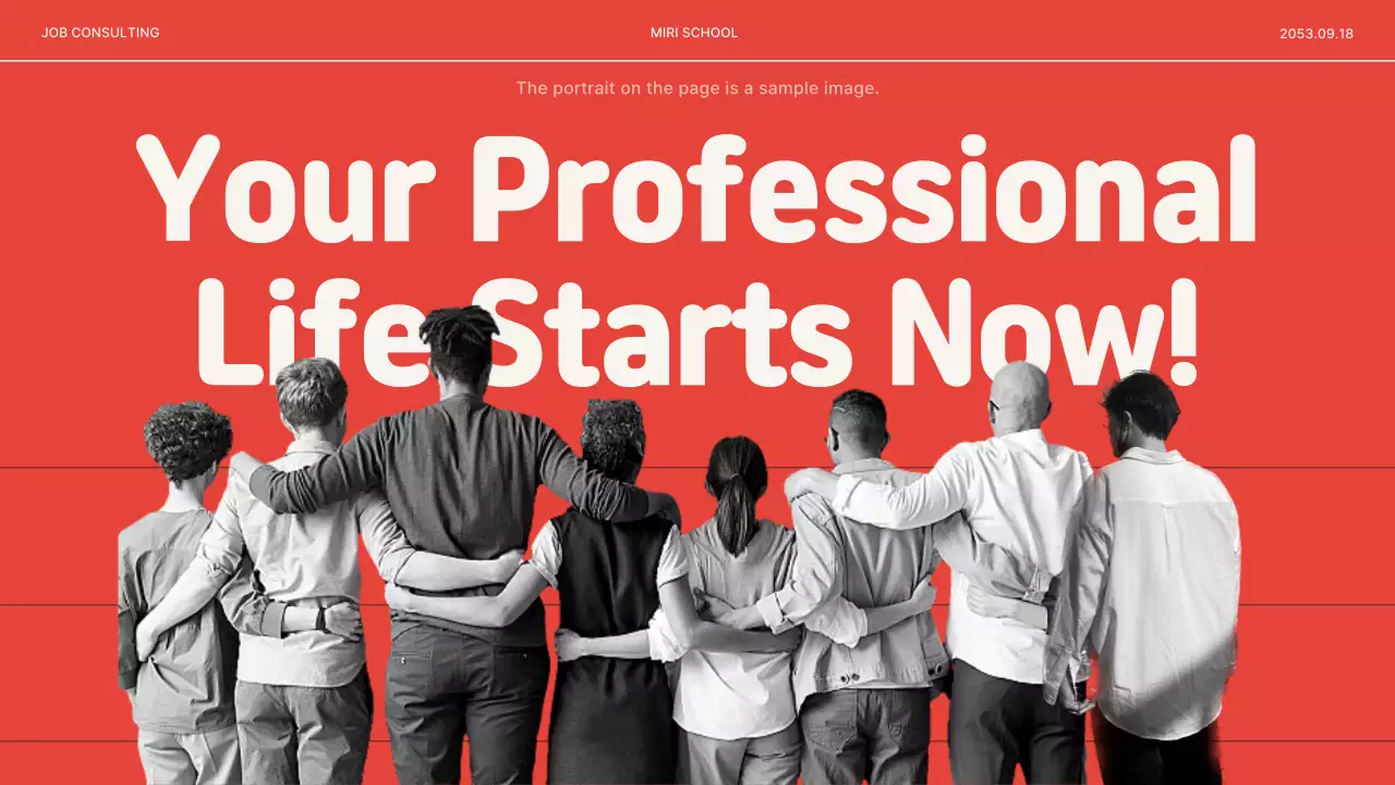 Red Modern Career Guide 프레젠테이션