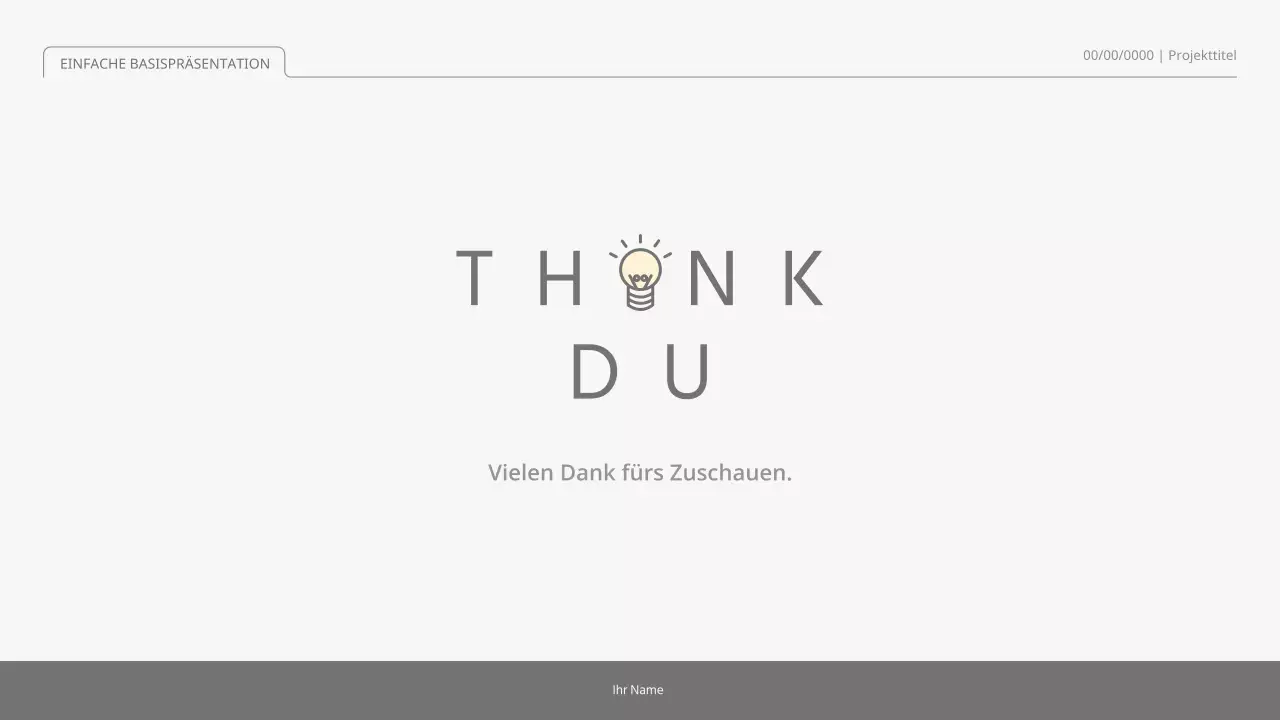 Einfaches, einfaches Präsentationskit in Pastellfarben und Weiß