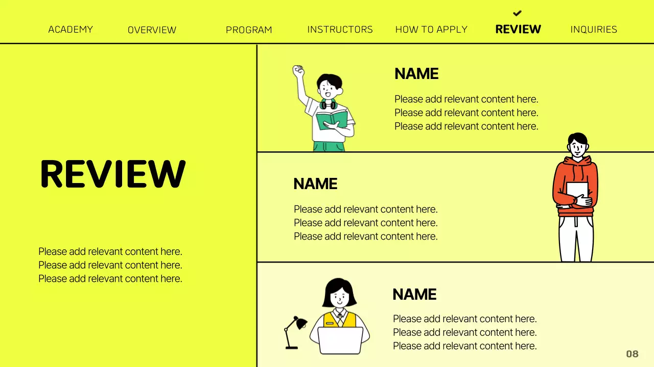 Yellow Vintage Video Invitation Presentation