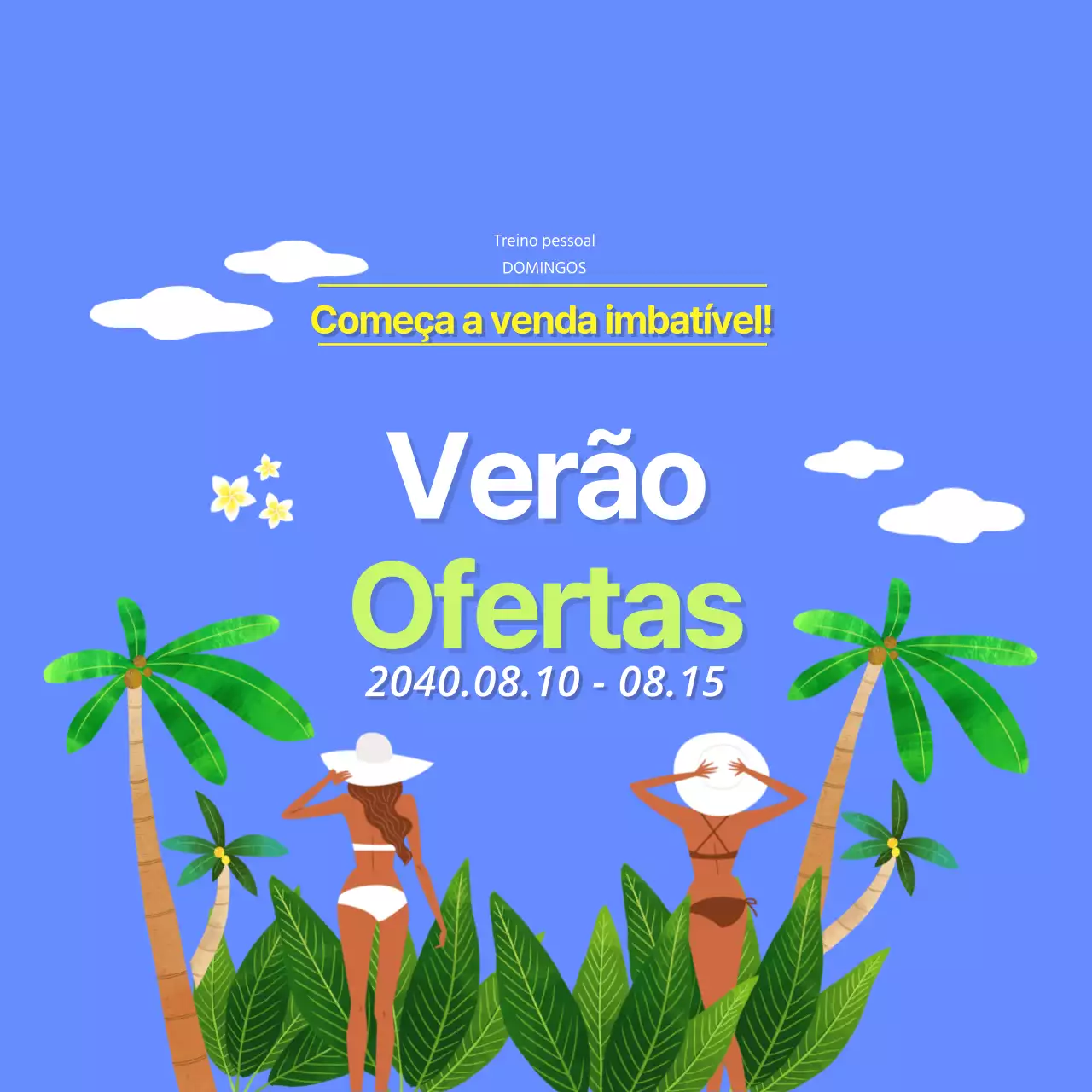 Promoção de verão Fitness