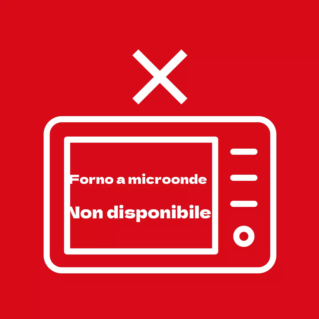 Microonde non disponibile