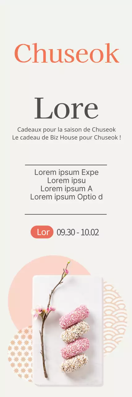 Vente de coffrets cadeaux Chuseok