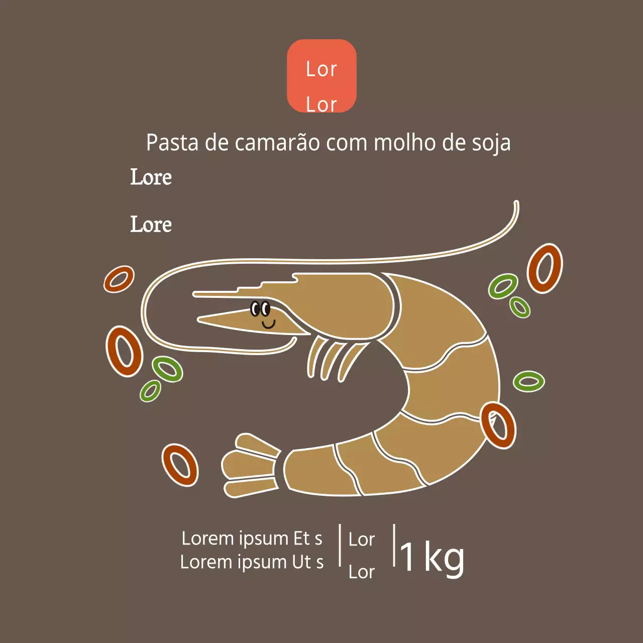 Marisco Pasta de camarão com molho de soja