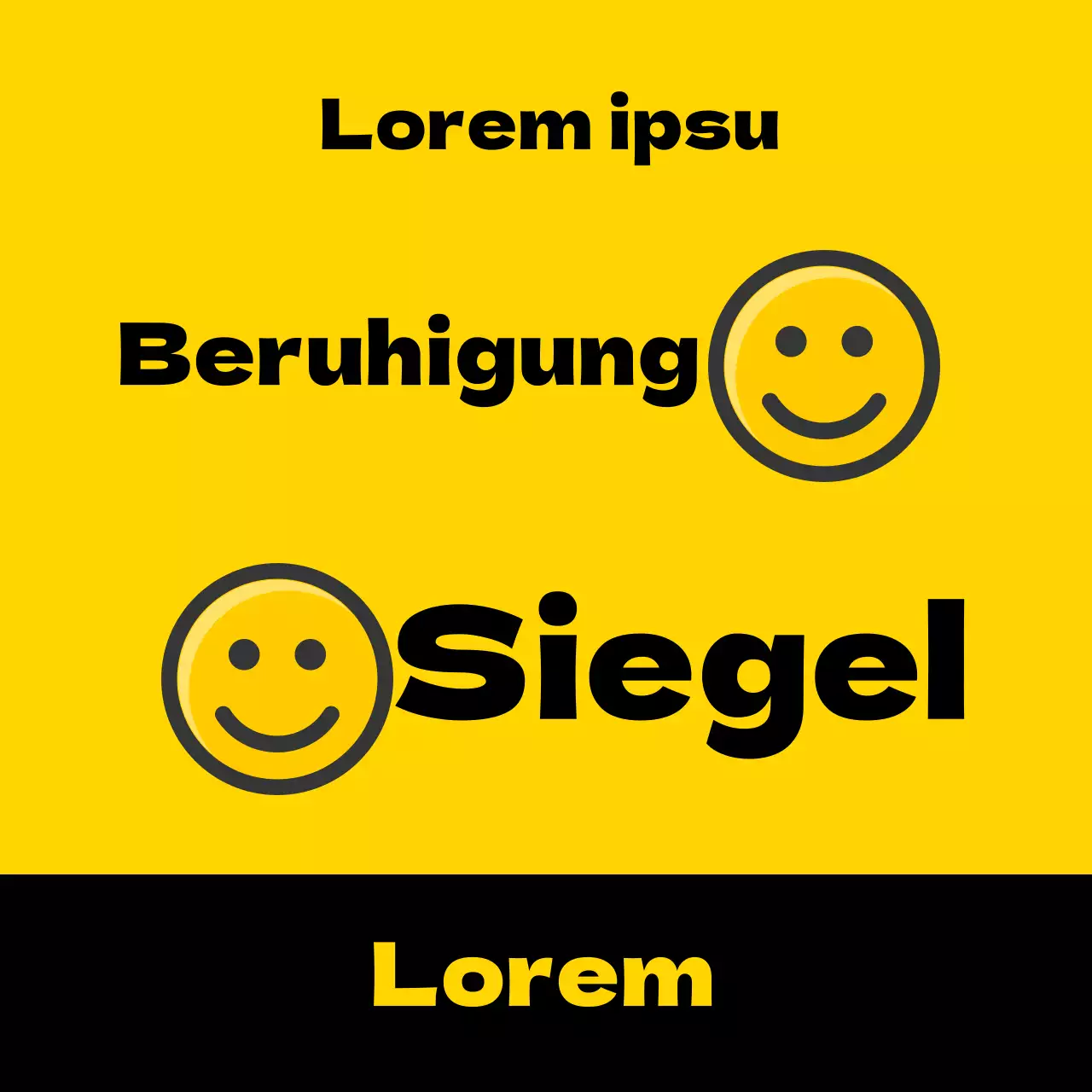 Sichere Zustellung mit gelber Markierung