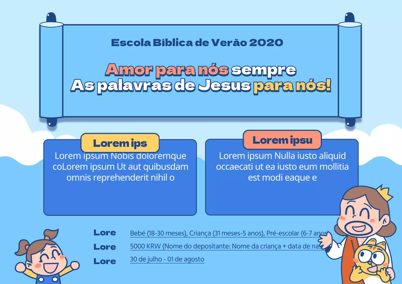 Escola Bíblica de verão Online