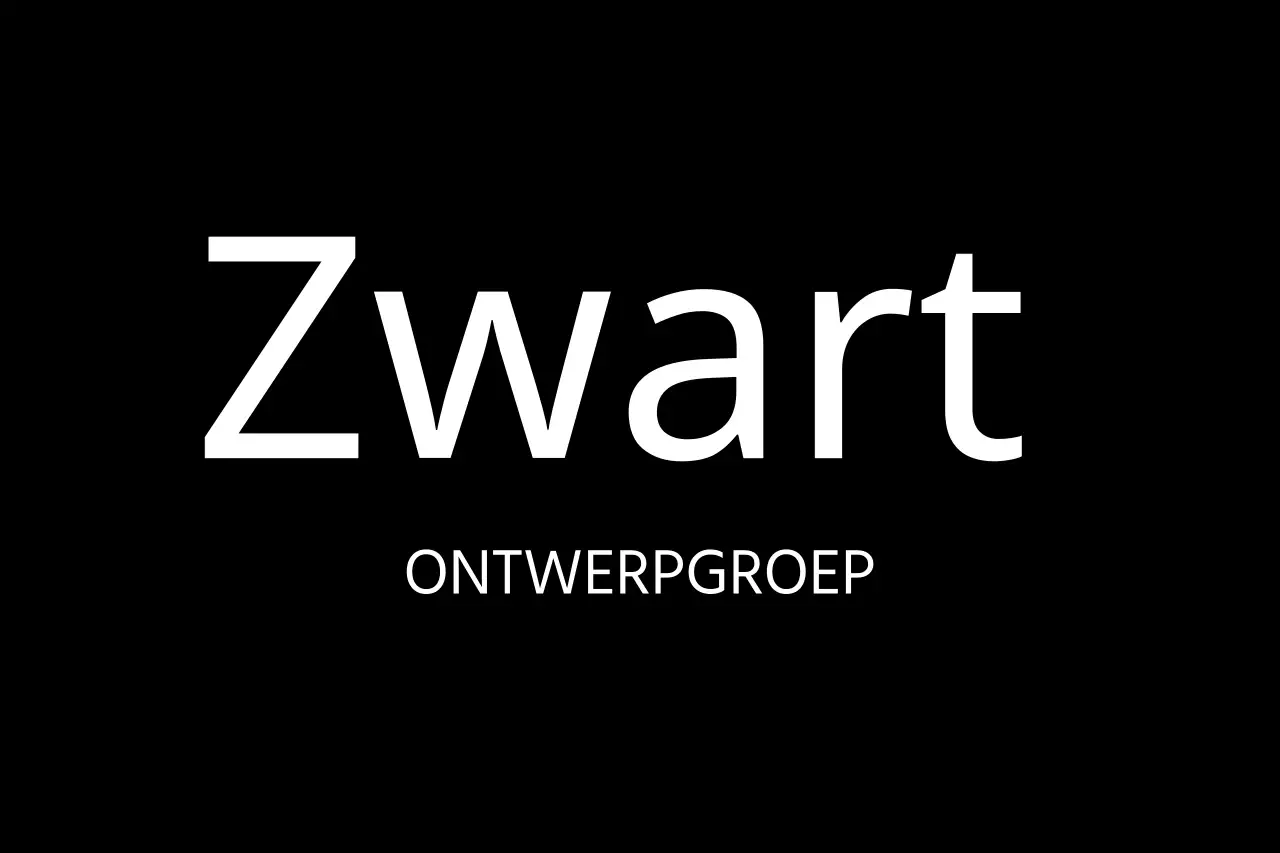 Zwart