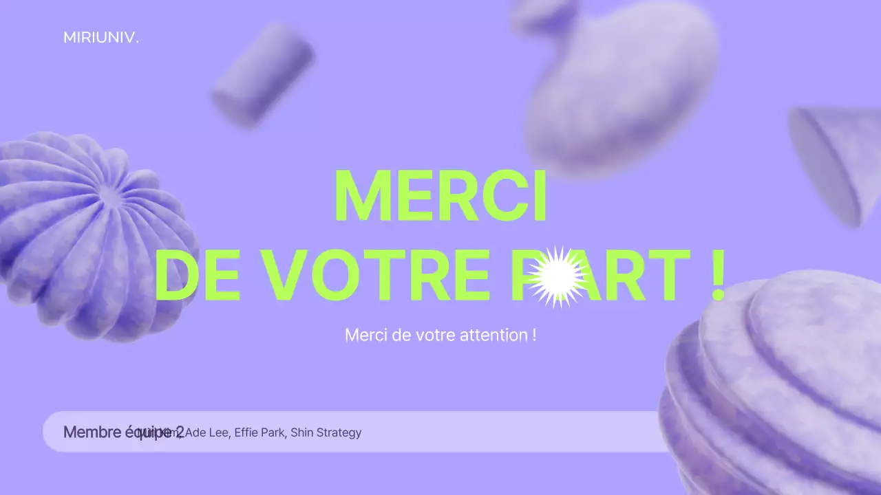 Utiliser des éléments 3D sur un fond mauve pour créer une impression d'espace afin d'informer la stratégie publicitaire.