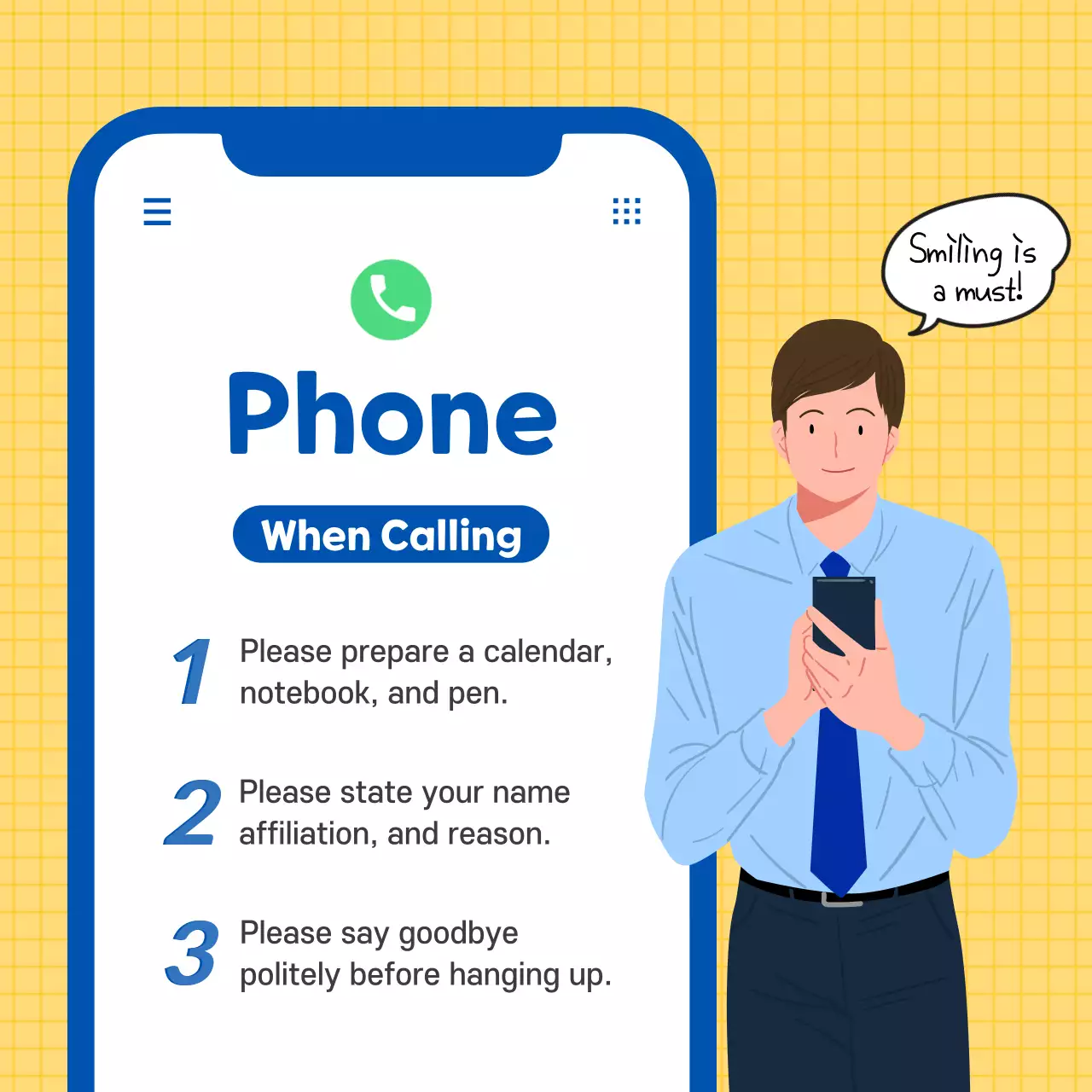 Yellow Simple Work Guide Instagram Carousel