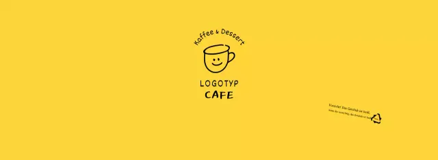 Weiß-gelbe handgezeichnete Illustration