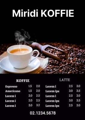 43158_Café Menubord