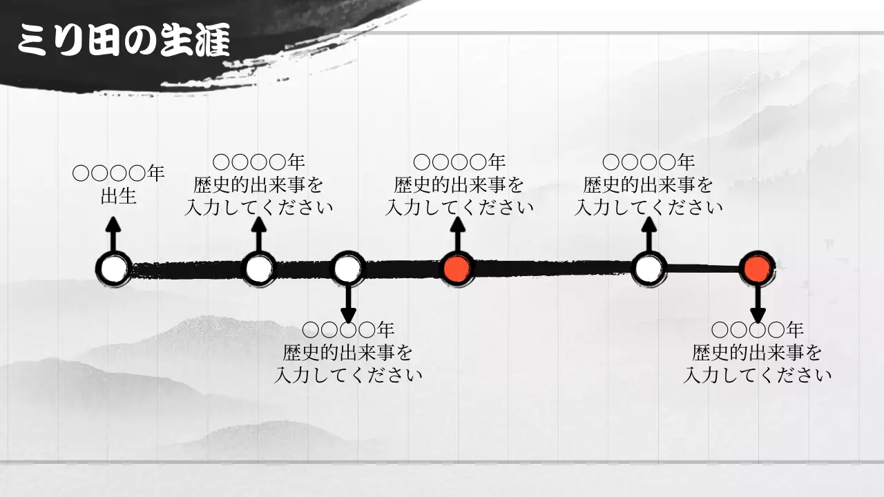 白黒 クラシック 歴史 プレゼンテーション