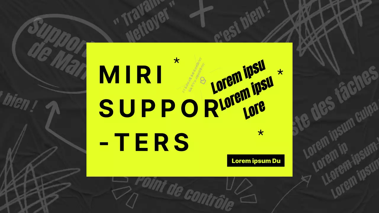 Minutes d'étude simples en jaune et gris