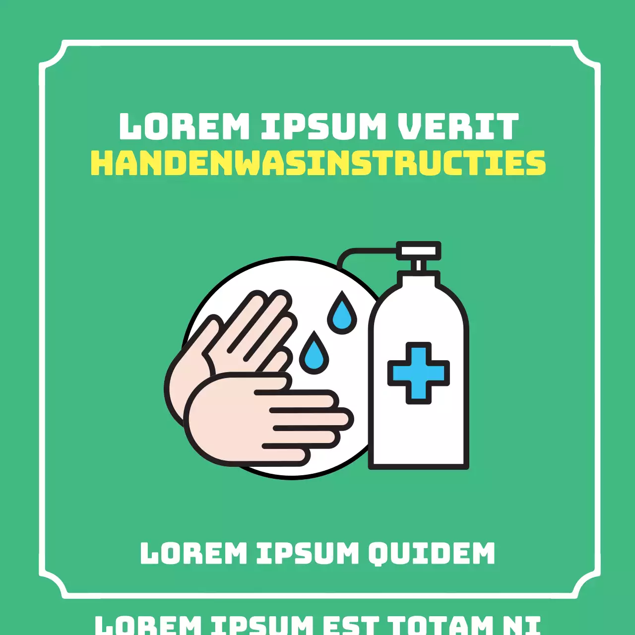 Richtlijnen voor handenwassen bij coronavirus