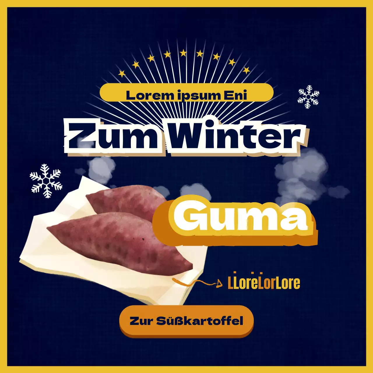 Wintersnack Süßkartoffel