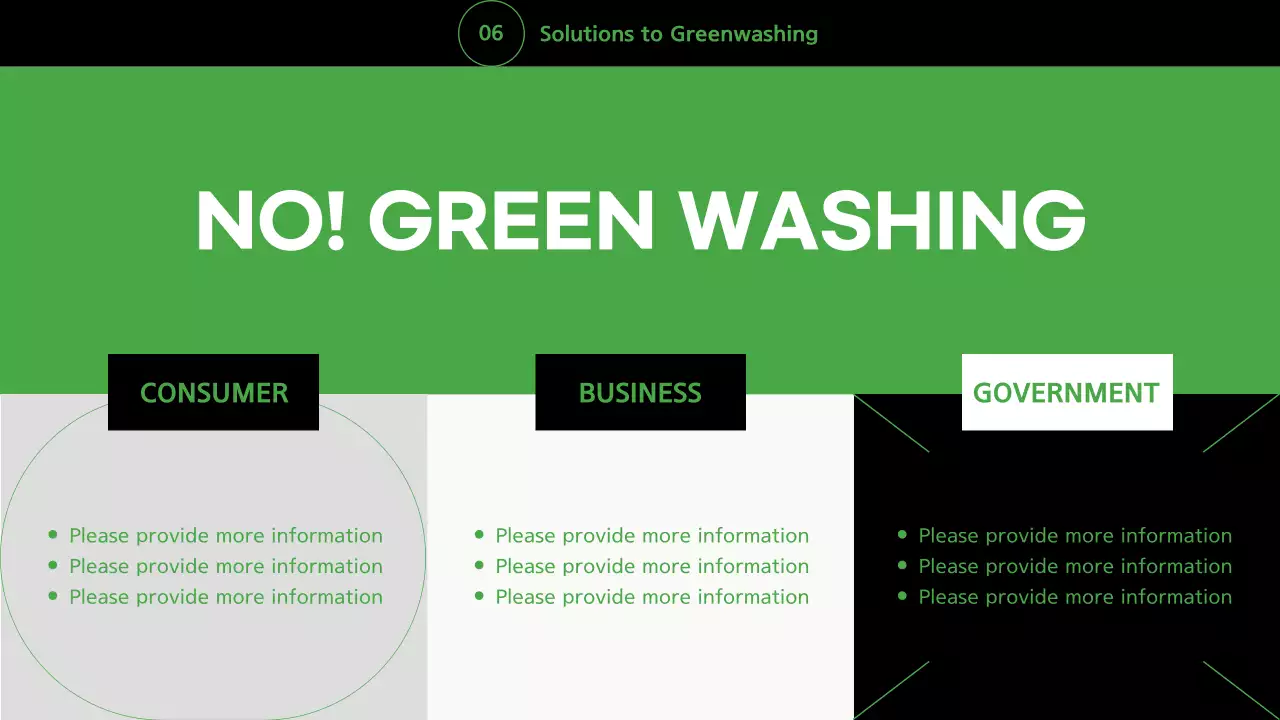 그린 미니멀 그린워싱 가이드 프레젠테이션