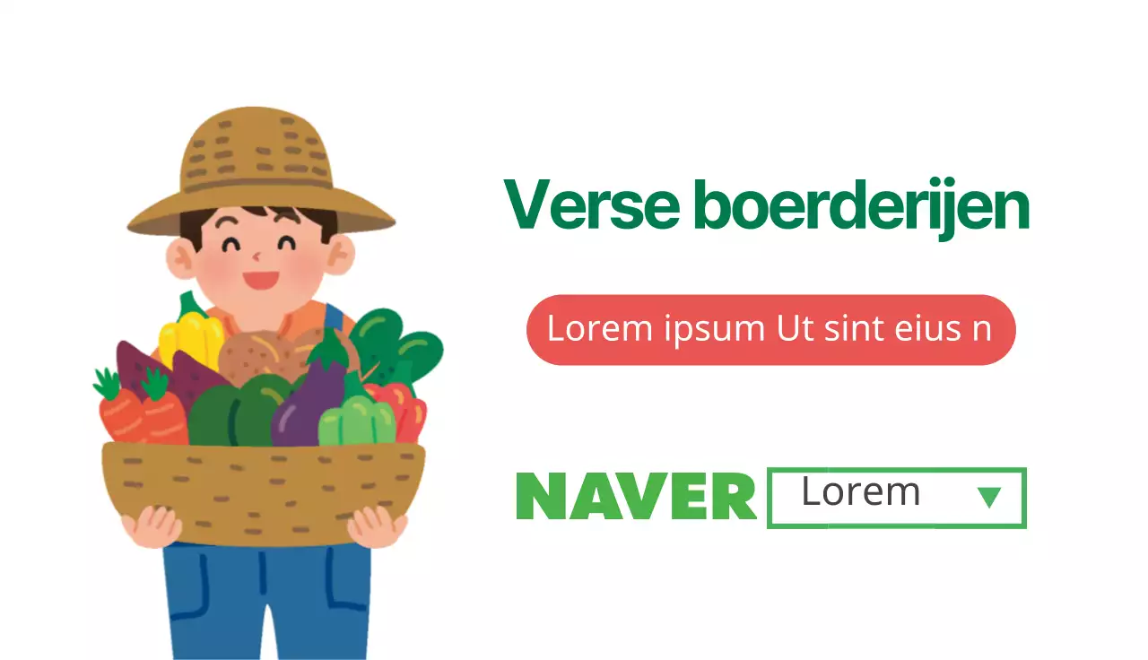 Groene illustratie schattige producten