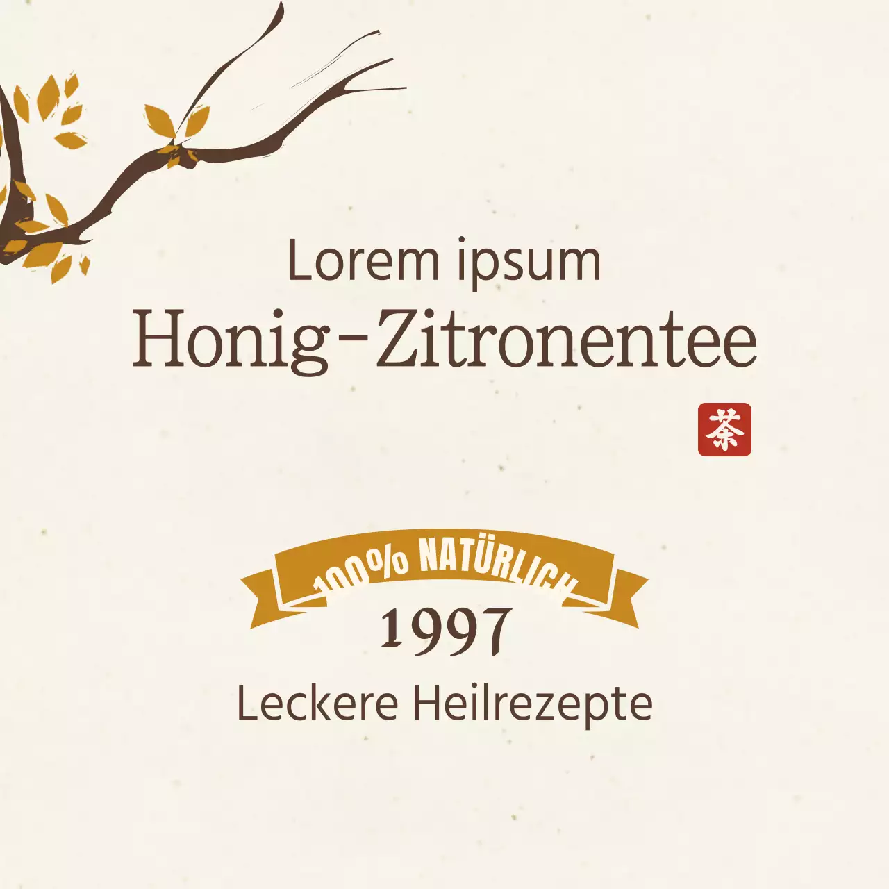 Honig-Zitronentee