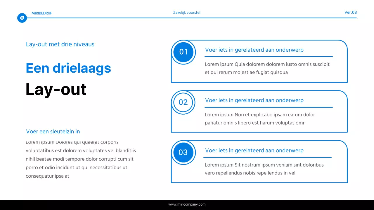 Eenvoudig blauw en wit tekstmarkeringsrapport