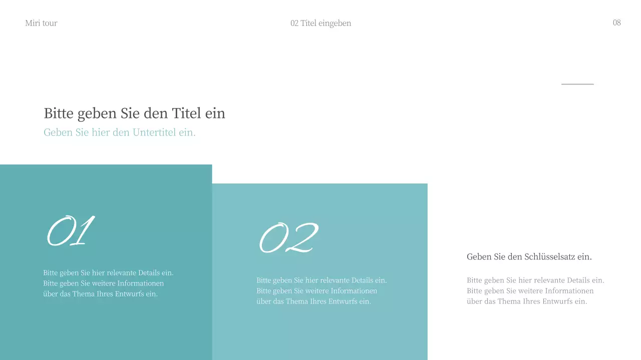 Präsentationen zum Thema Reisen