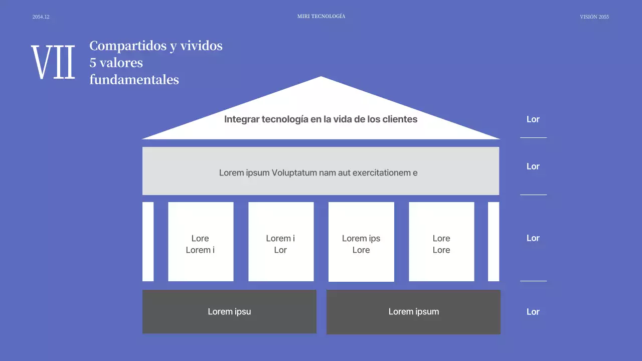 Presentación sencilla de un acontecimiento en azul y gris