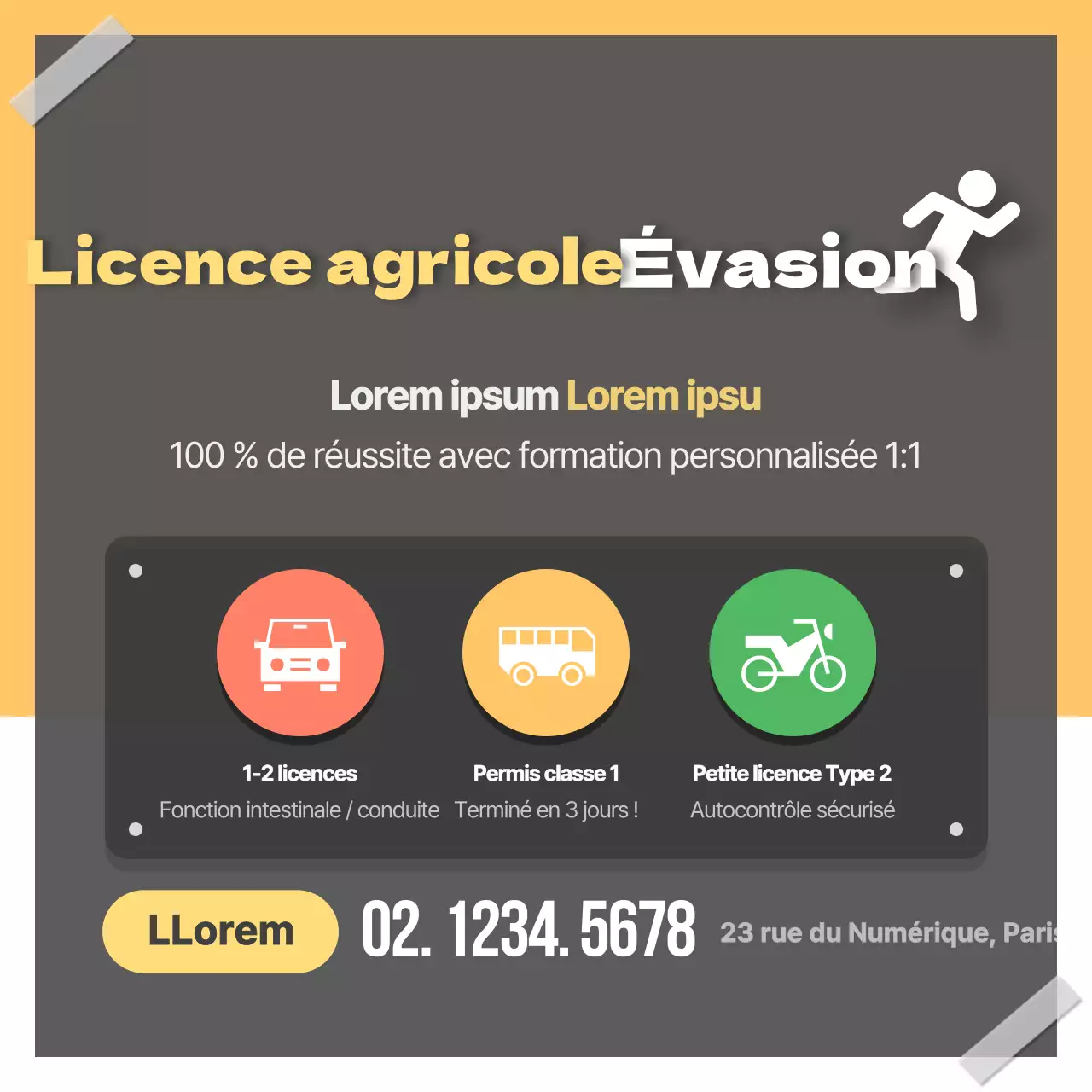 Échapper à la licence d'exploitation