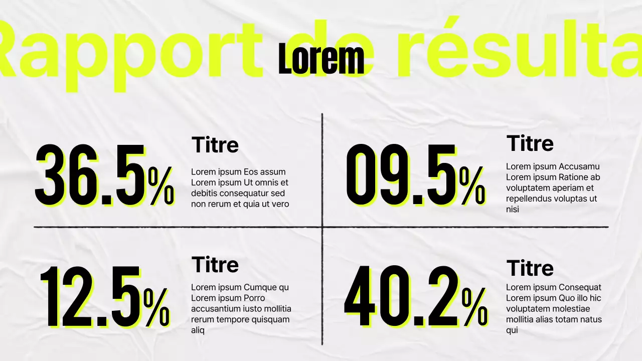 Minutes d'étude simples en jaune et gris