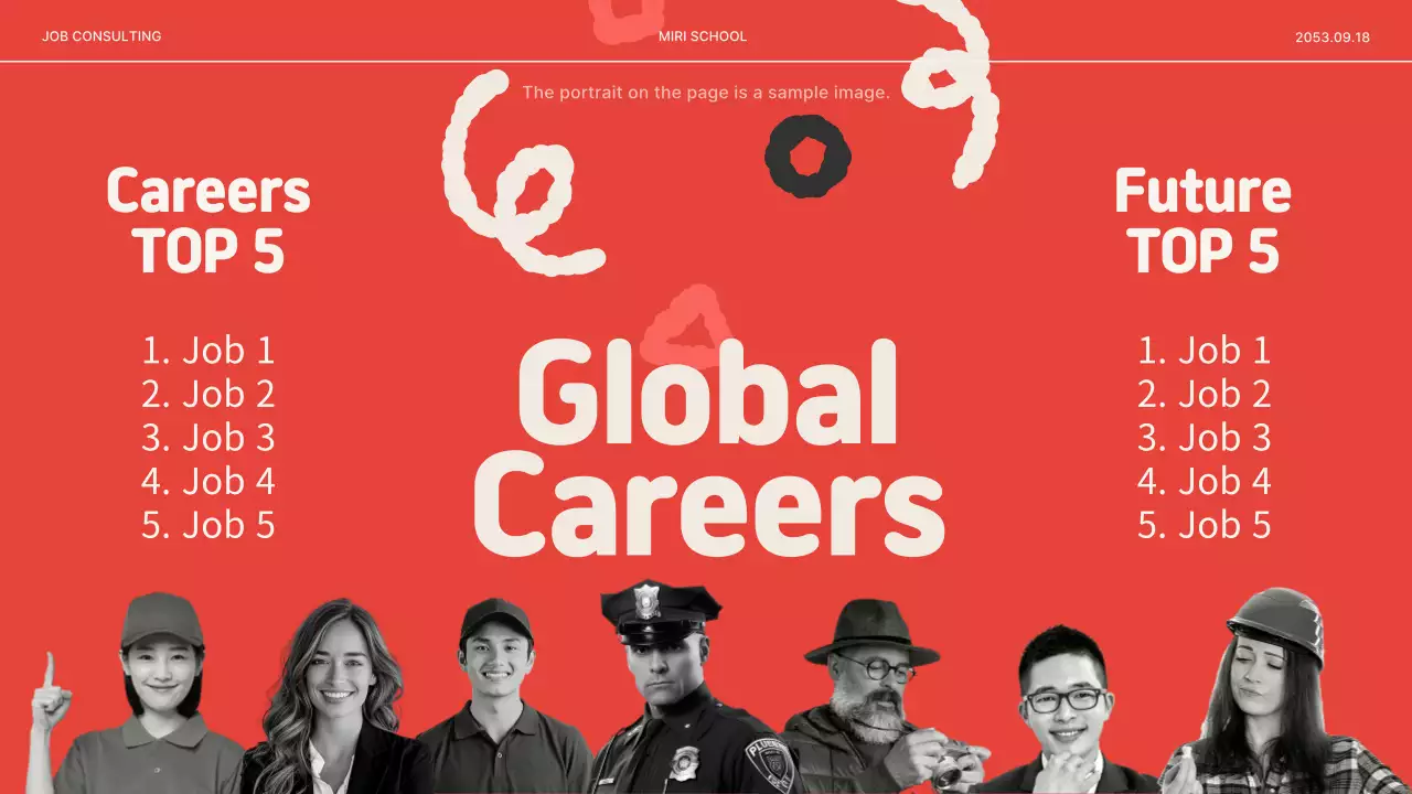 Red Modern Career Guide 프레젠테이션