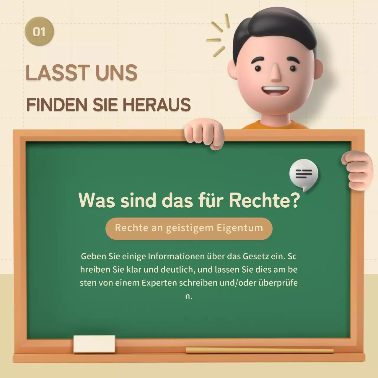 Einführung in beige, 3D, stereoskopische IPRs