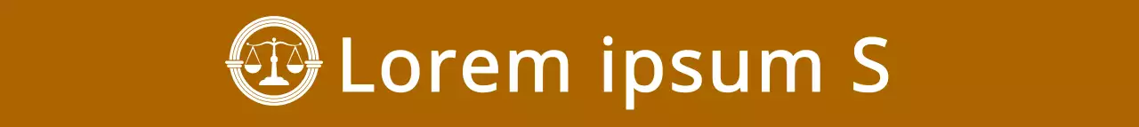 Bruin en wit eenvoudige moderne symbolische logo stijl Advocatenkantoor publiciteit en promotie