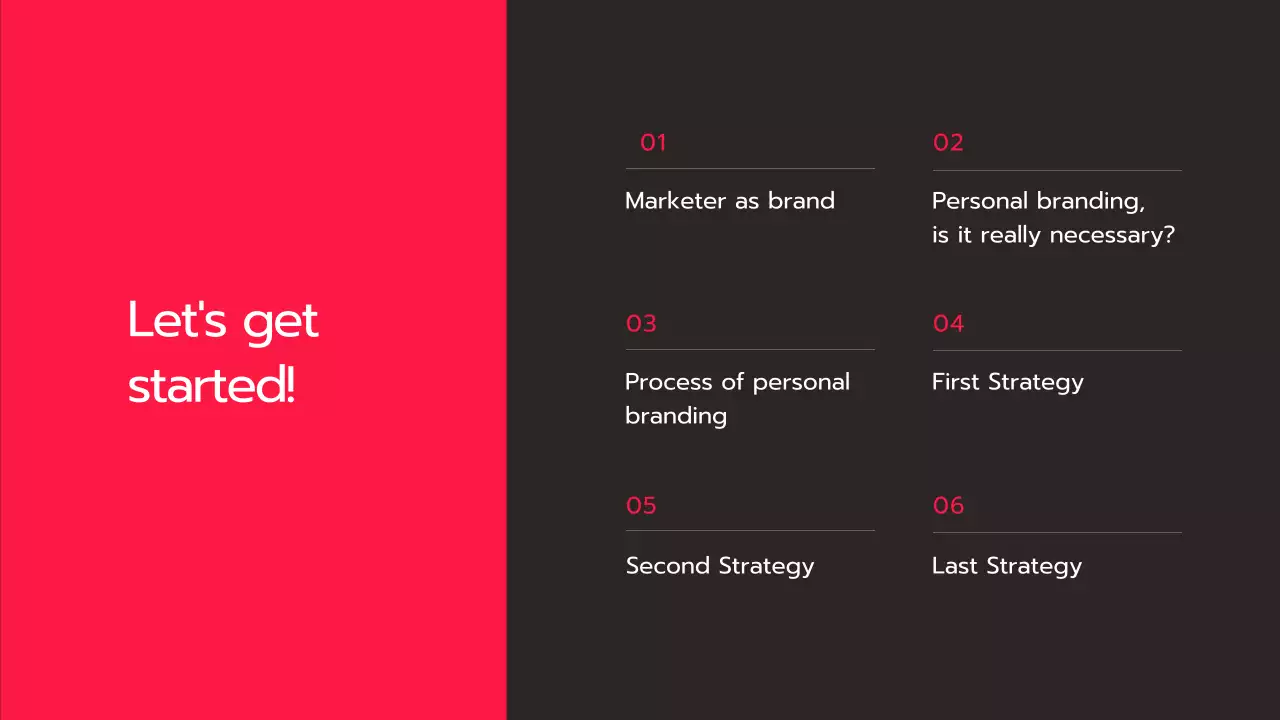 Red Modern Branding Guide Presentation