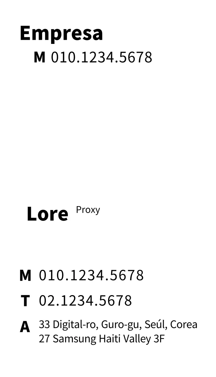 Retrato de empresa Tarjeta de visita3