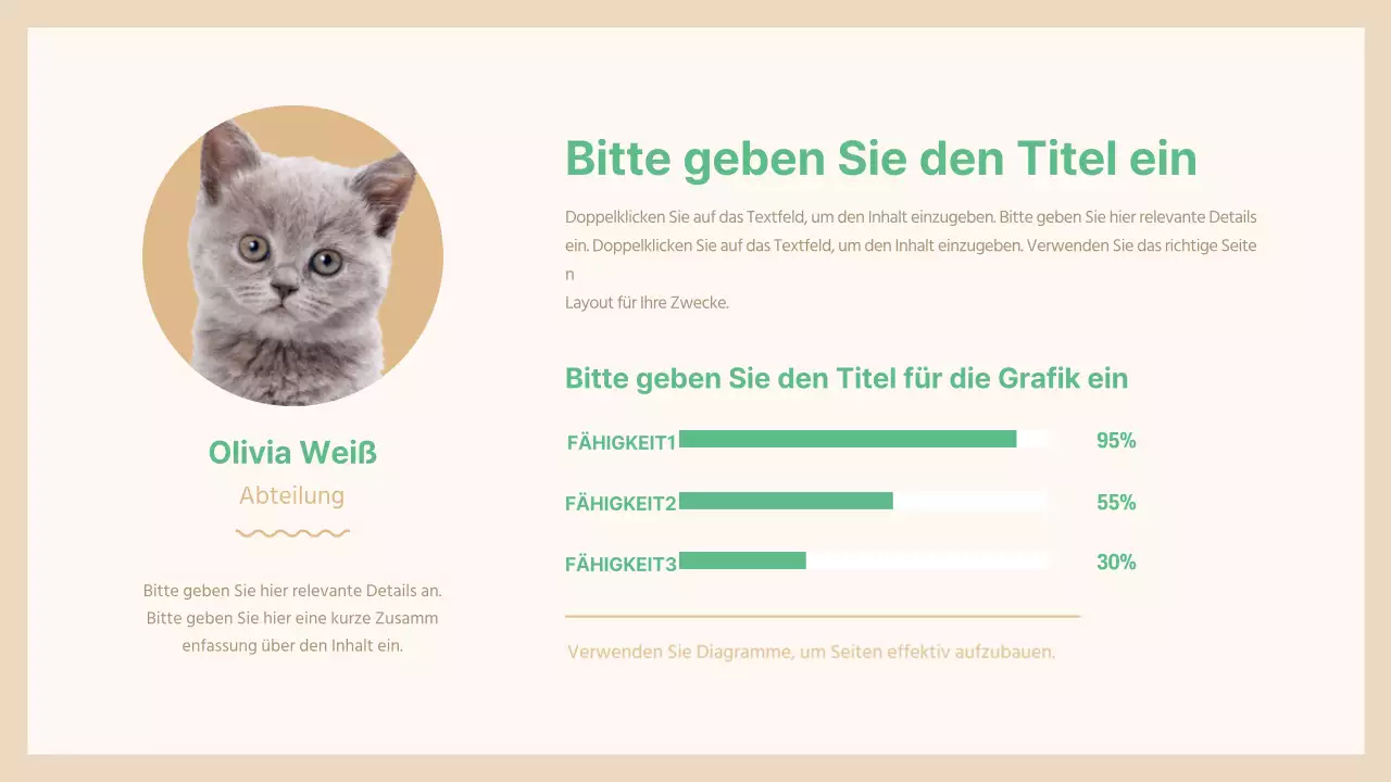 Präsentation für Haustiere