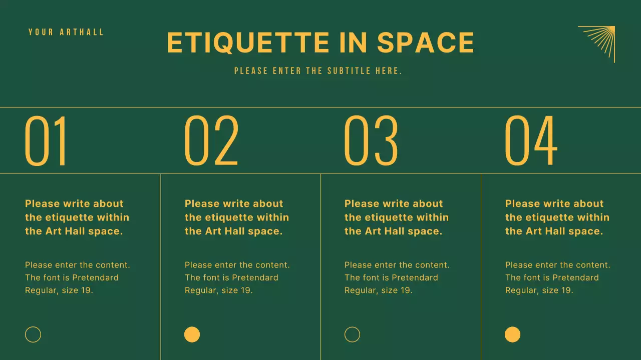 다채로운 추상 미술 가이드 프레젠테이션