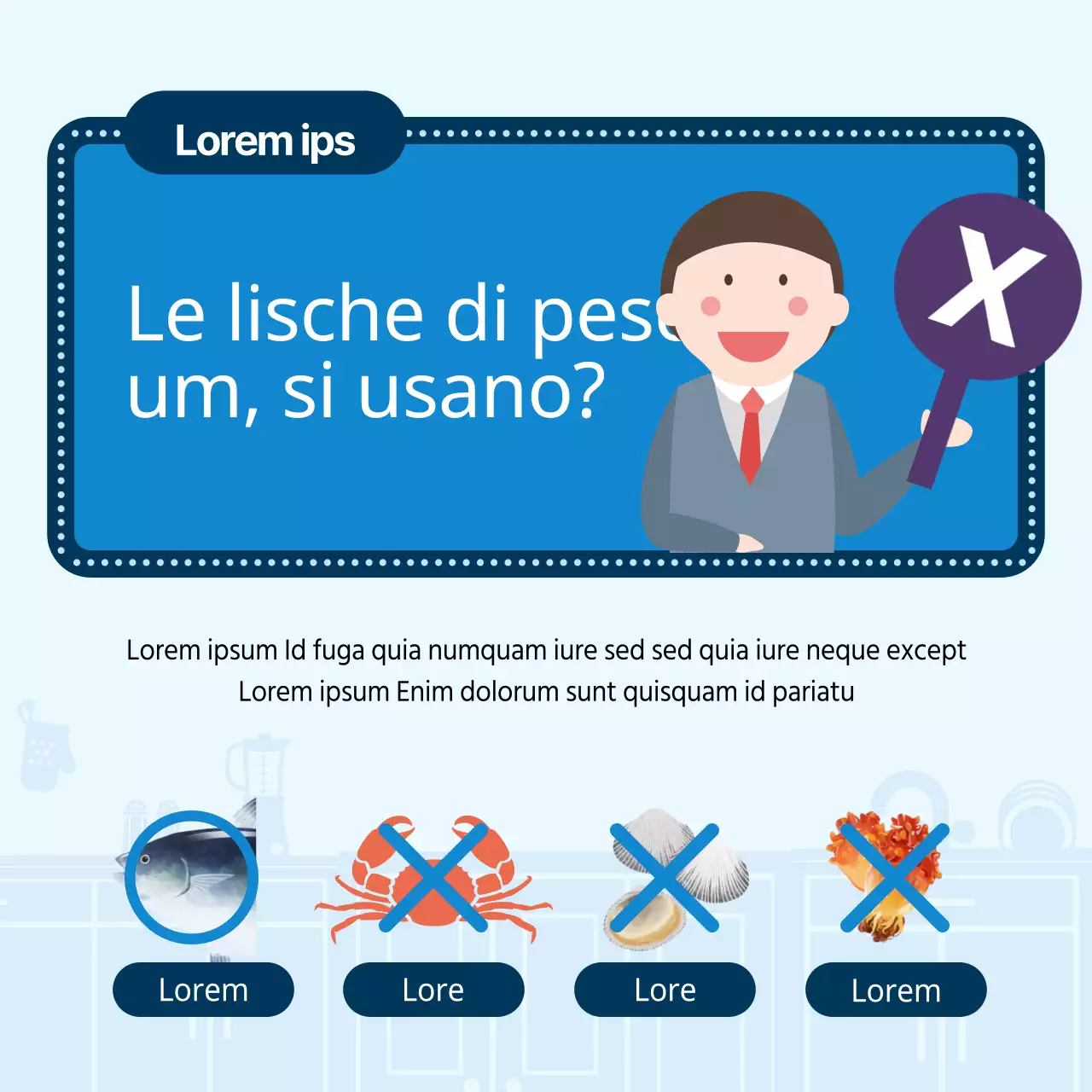 Quiz illustrato sullo spreco alimentare