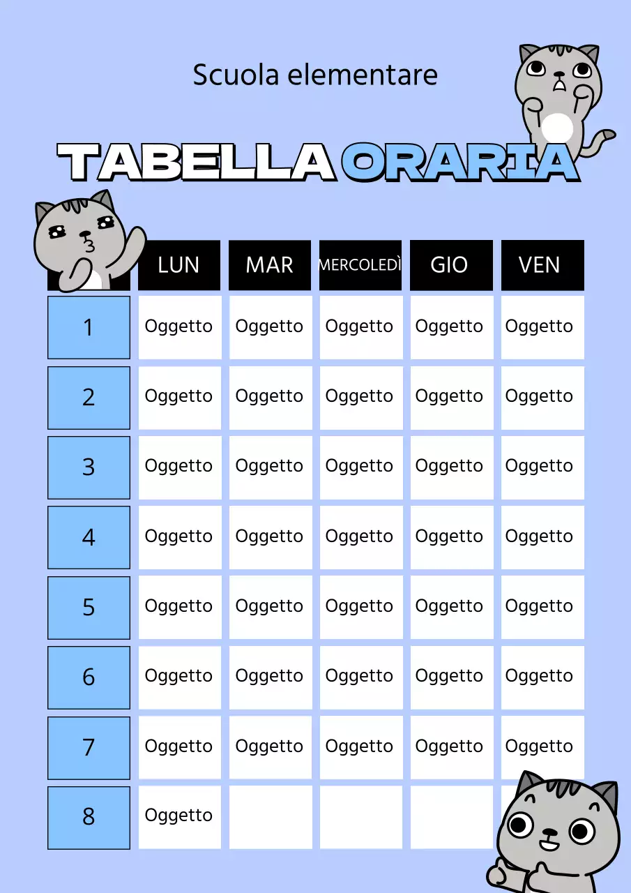 Orario scolastico 03