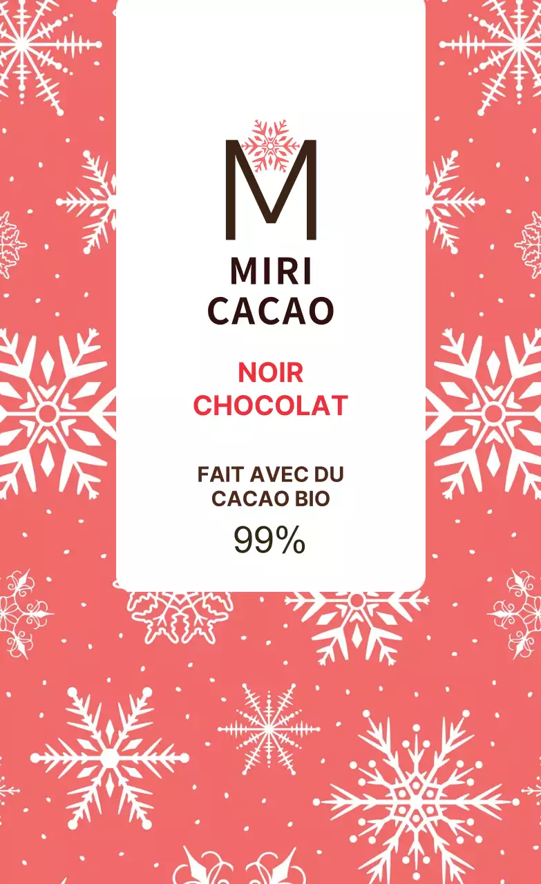 Étiquette de diffuseur à motif de flocon de neige rouge