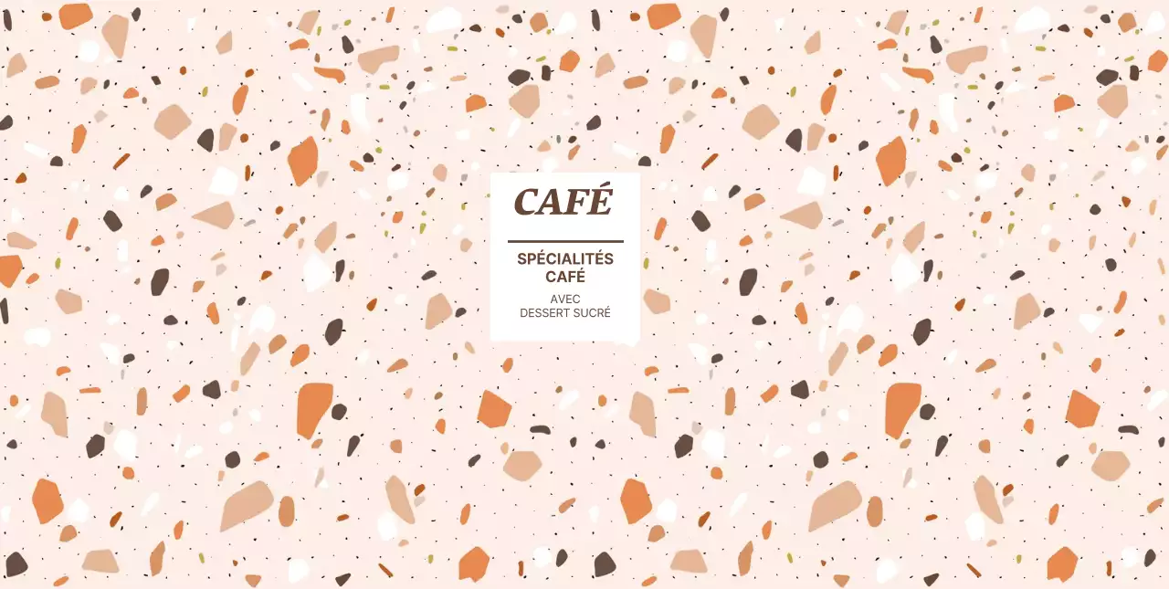 Motif de formes colorées pour gobelets en papier de café
