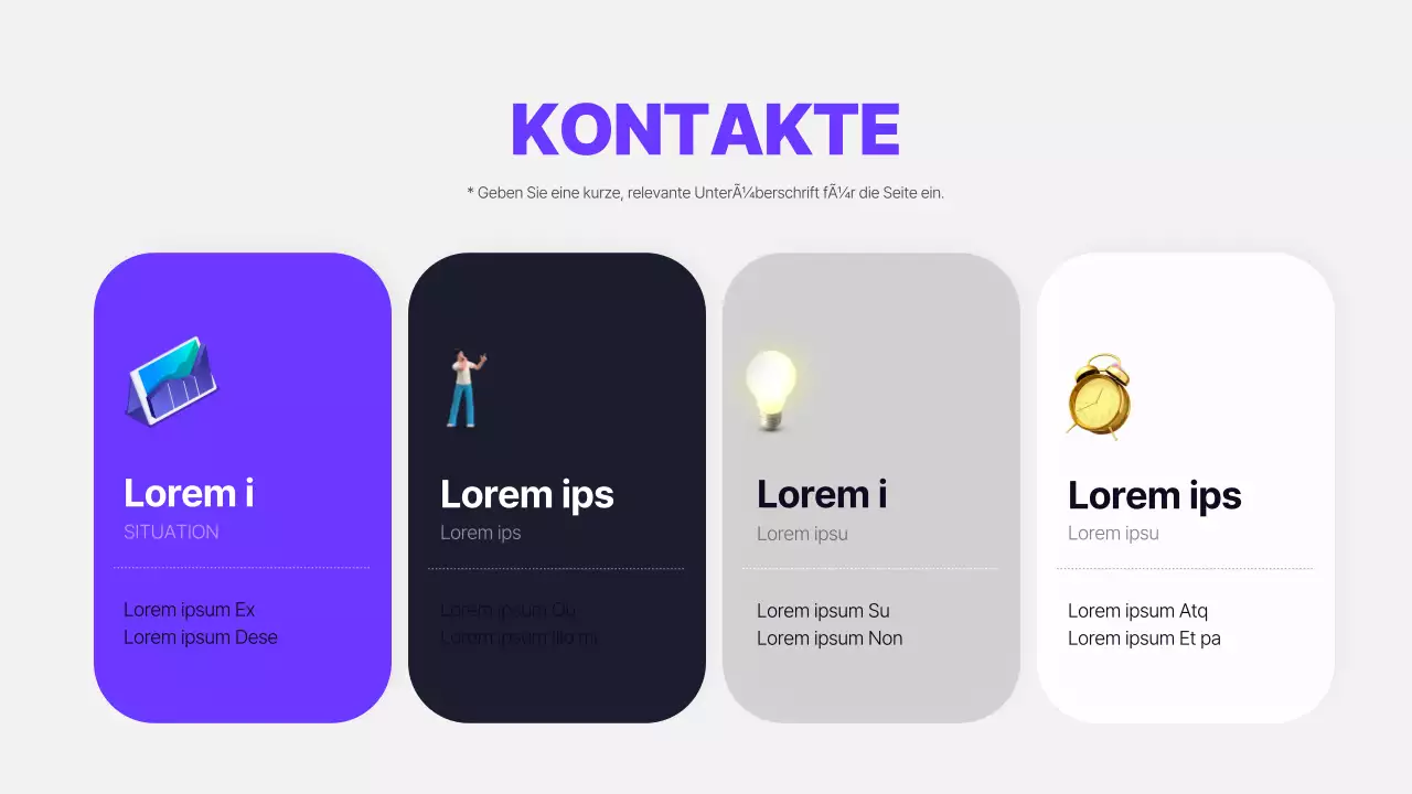 3D-illustrierter Marketingplan für Werbung in Blau (Präsentation)