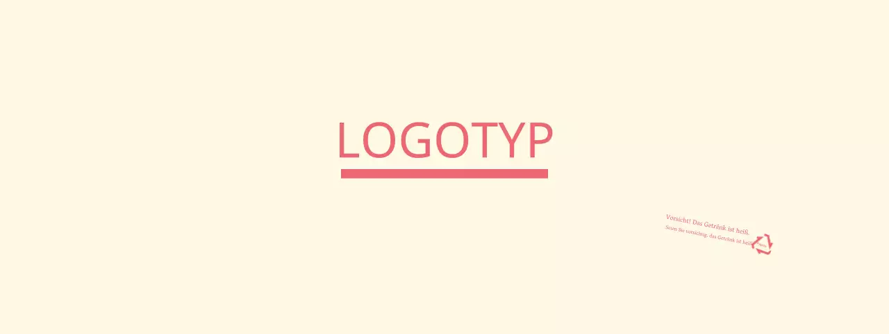 Gelb Rosa Einfacher Text