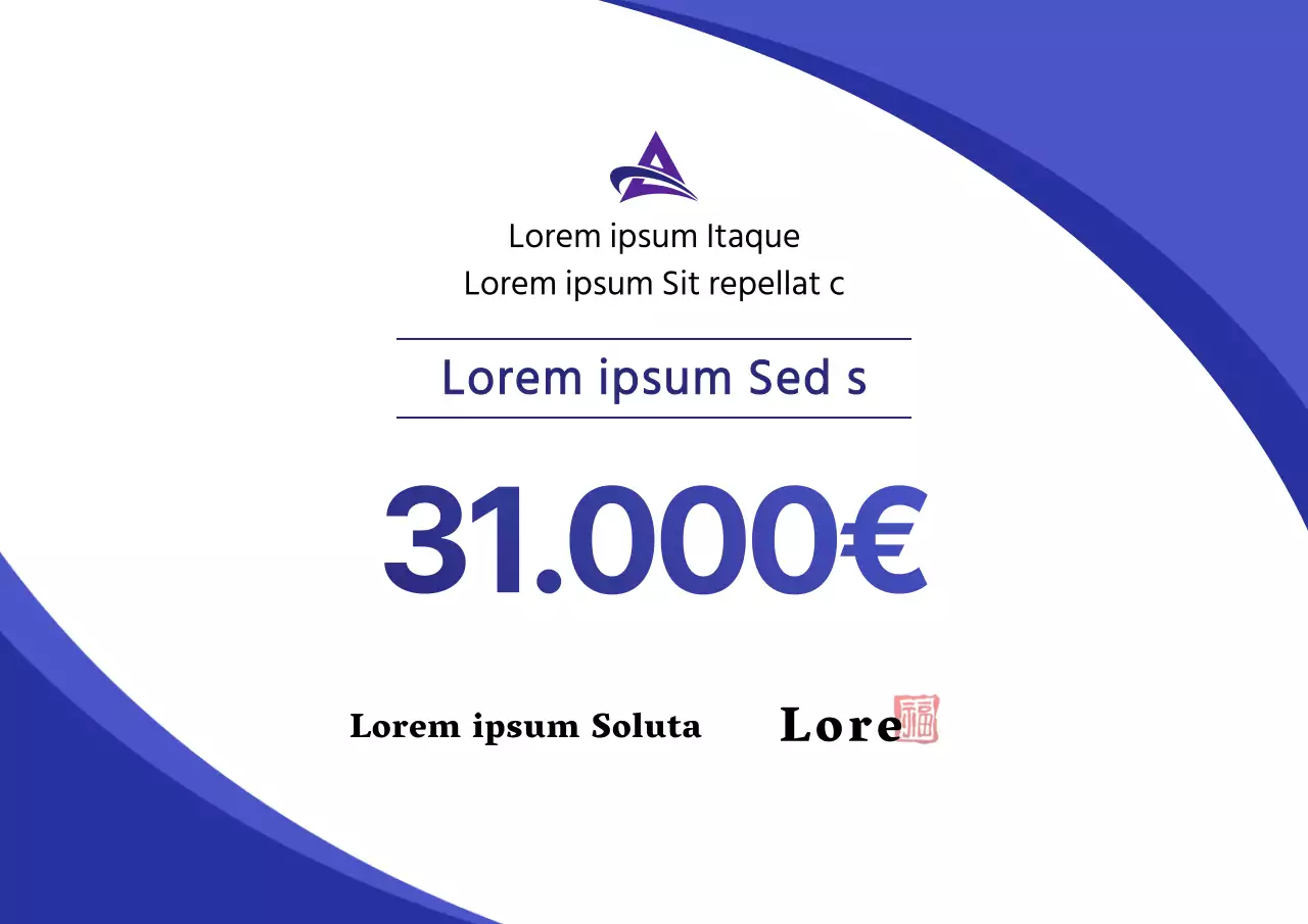 Painel de donativos limpo e azul