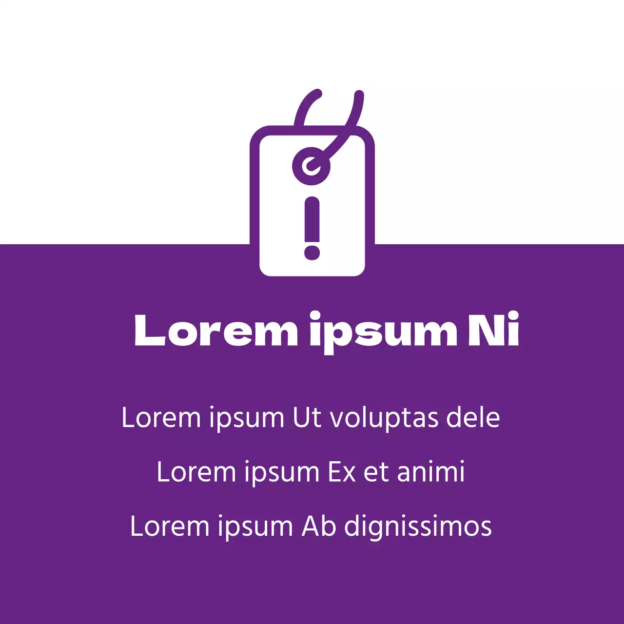 Nessun ritorno quando si rimuovono le etichette