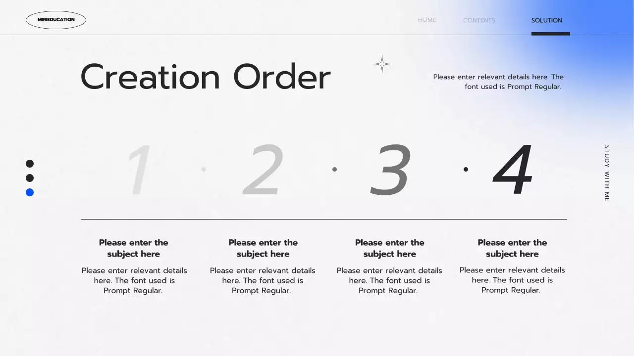 Presentasi Panduan Kuliah Modern Biru