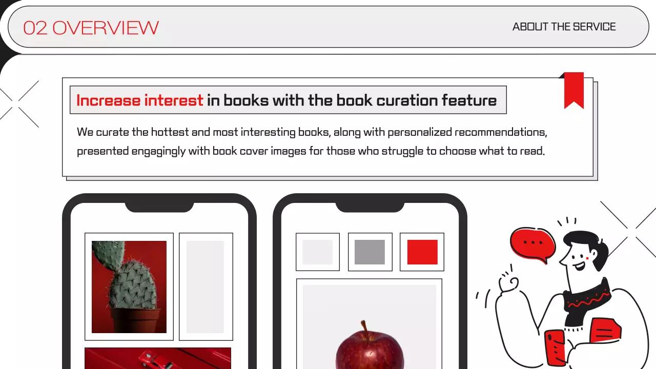 레드 모던 비즈니스 제안 프레젠테이션