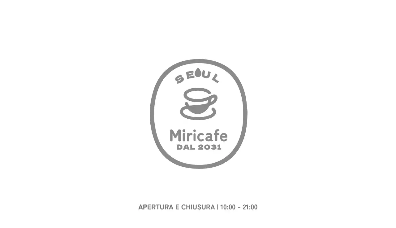 Caffè con il simbolo di una semplice tazza di caffè grigia