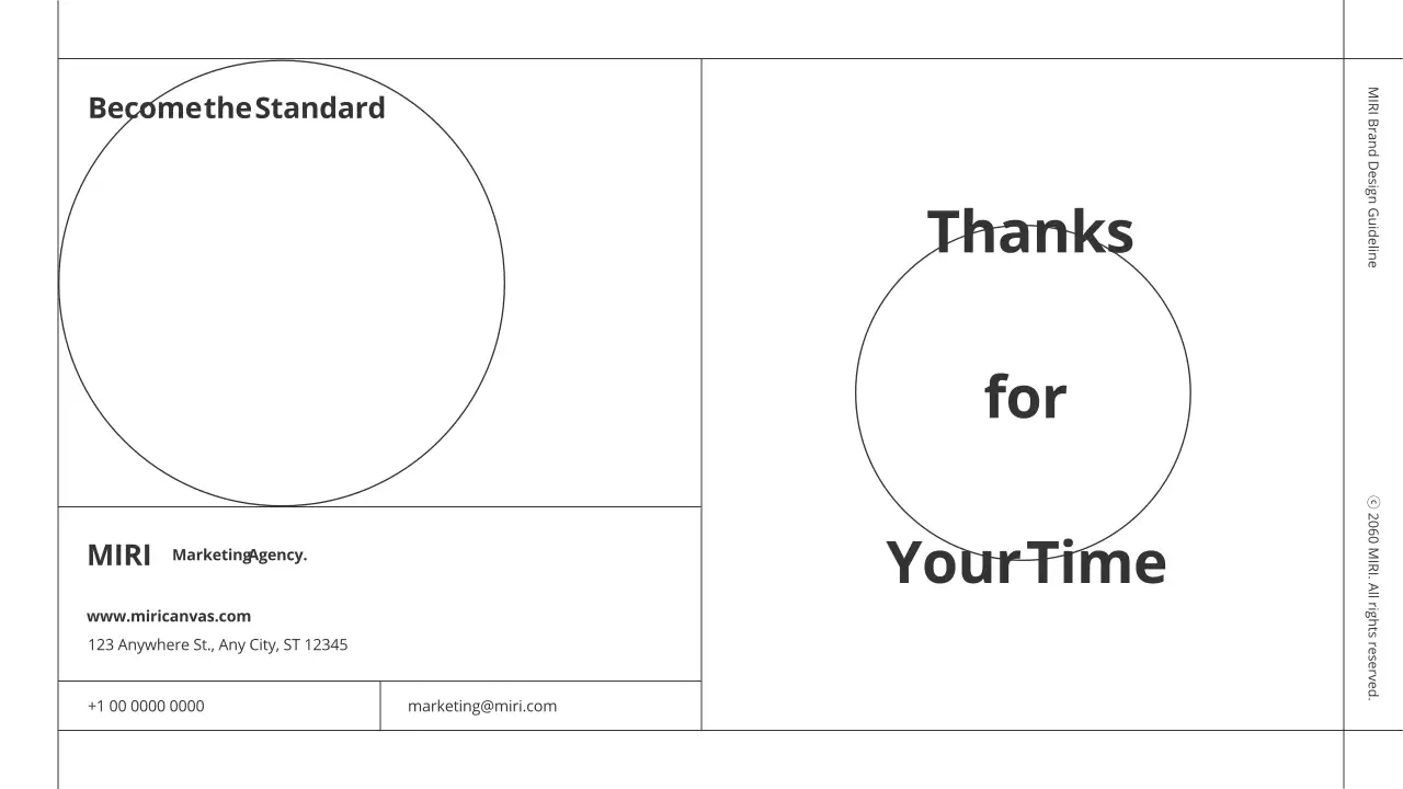 Presentasi Panduan Merek Minimal Hitam